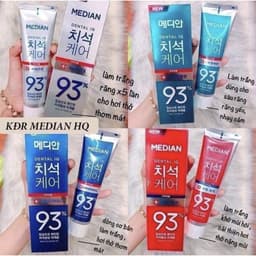 Thumbnail Kem Đánh Răng Median Dental IQ 93% Hàn Quốc 120g, Giúp Trắng Răng, Giảm Ố, Loại Bỏ Mùi Hôi. 1