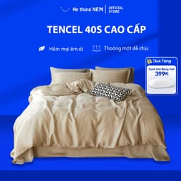 Thumbnail Set Chăn Ga Gối 5 Món  He thong NEM Cao Cấp Bộ Set Chăn Ga Trải Giường Bốn Mùa Vải Tencel Cotton Có Vỏ Chăn Lồng Ruột 1