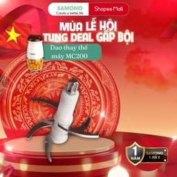 Thumbnail Cối thay thế, Lưỡi thay MC200 phụ kiện cho máy xay mini Samono SW-MC200 loại 0.3L,Lưỡi dao thay thế phụ kiện máy con gấu 1