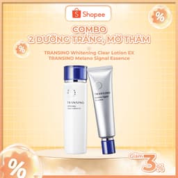 Thumbnail Combo 2 Dưỡng Trắng, Mờ Thâm TRANSINO Melano Essence 50 - Clear Lotion 2