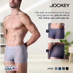 Thumbnail Combo 3 Quần lót Nam Jockey Trunk không đường may - J4058 4