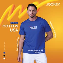 Thumbnail Áo T - Shirt Jockey Unisex Nam Nữ in họa tiết - J4103 3