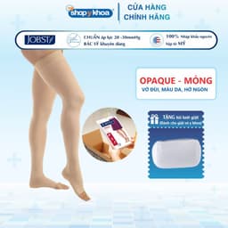 Thumbnail Vớ Y Khoa Cao Cấp Mỏng JOBST Opaque - Vớ Đùi, Màu Da, Hở Ngón, Áp Lực 20-30mmHg, 2 Chiếc (Tất Y Khoa) 1