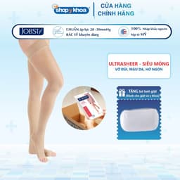 Thumbnail Vớ Y Khoa JOBST Ultrasheer - Màu Da, Hở Ngón, Dòng Siêu Mỏng, Áp Lực 20-30mmHg, 2 Chiếc (Tất Y Khoa) 2