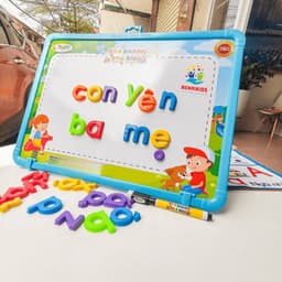 Thumbnail Bảng Nam Châm Học Chữ Cái Tiếng Việt Sato Kết Hợp Cho Chơi Con Rắn Vui Nhộn 3
