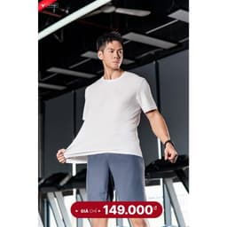 Thumbnail Áo ThunThể Thao Nam TORANO ngắn tay trơn cổ tròn mềm co giãn thể thao basic TS002 4