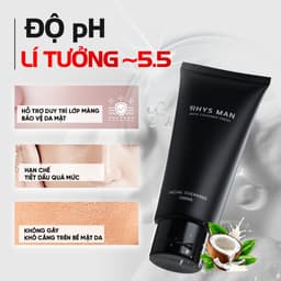 Thumbnail Sữa rửa mặt nam RHYS MAN hương dừa thơm mát Rhys Coconut Fresh 100ml 3