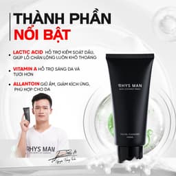 Thumbnail Sữa rửa mặt nam RHYS MAN hương dừa thơm mát Rhys Coconut Fresh 100ml 2