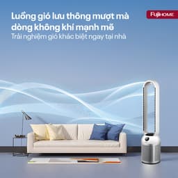 Thumbnail Quạt không cánh FUJIHOME BF307DC tích hợp lọc không khí bằng ion, màng lọc Ion bạc - Bảo hành 24 tháng 2