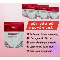Thumbnail Bột đậu đỏ tắm trắng body LABIO hỗ trợ tẩy da chết nhỏ lỗ chân lông giúp da sáng mịn 100g 1