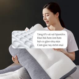 Thumbnail Gối công thái học Dofia chống đau mỏi cổ vai gáy Dofia sợi bông 3d êm ái DF-P001A 3