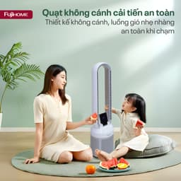 Thumbnail Quạt không cánh FUJIHOME BF308DC tích hợp lọc không khí bằng ion, màng lọc Ion bạc - Bảo hành 24 tháng 2
