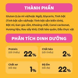 Thumbnail PEDIGREE Tasty Bites Bánh thưởng cho chó con dạng xương gặm – Vị Gà và Rau Củ - 50g 4
