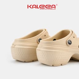 Thumbnail Kaleea - Dép Sục Nữ Thời Trang Gắn Charm Hách Dáng Độn Đế 5P - D03 2