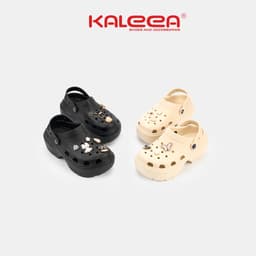 Thumbnail Kaleea - Dép Sục Nữ Thời Trang Gắn Charm Hách Dáng Độn Đế 5P - D03 4