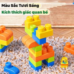 Thumbnail Đồ Chơi Xếp Hình Cho Bé Bộ Lắp Ghép Xếp Mô Hình Bằng Nhựa Nhiều Chi Tiết Cho Trẻ Em Sáng Tạo 3