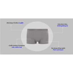 Thumbnail Combo 5 quần lót sịp nam Trunk Cotton co giãn thoải mái Coolmate (màu ngẫu nhiên) 2