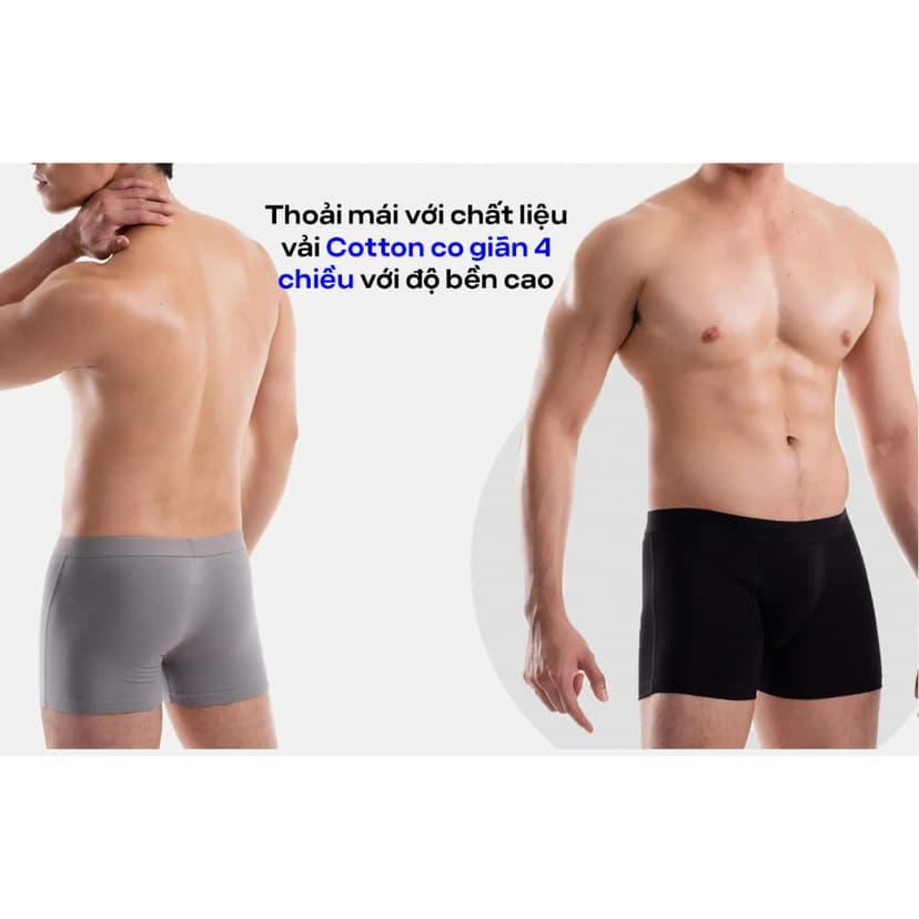Ảnh Combo 5 quần lót sịp nam Trunk Cotton co giãn thoải mái Coolmate (màu ngẫu nhiên) 4