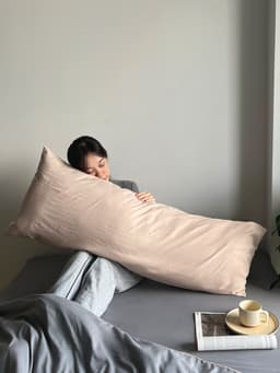 Thumbnail Vỏ gối ôm tici GONI Quốc Tế hình chữ nhật đủ màu kích thước 50 x 120cm 2
