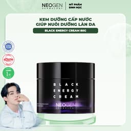 Thumbnail Kem Cấp Nước Nuôi Dưỡng Làn Da Dành Cho Da Dầu Và Da Nhạy Cảm Neogen Dermalogy Black Energy Cream 80ml 2