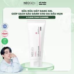 Thumbnail Sữa Rửa Mặt Dạng Gel Làm Sạch Sâu Cho Da Dầu Mụn Neogen Dermalogy A-clear Acne Foam Cleanser (150ml) 1