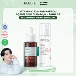 Thumbnail Bộ Đôi Toner Giảm Mụn và Serum Dưỡng Sáng 22% Vitamin C Kakadu + 5% Treatment Acid Neogen Dermalogy 1