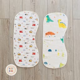Thumbnail Khăn lót vai vỗ ợ hơi cho bé Petit Bebe muslin 6 lớp mềm mại thấm hút tốt an toàn cho da bé sơ sinh 4
