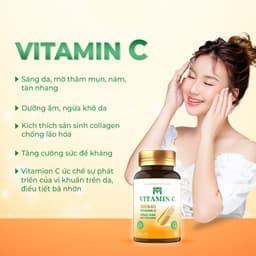 Thumbnail Viên uống VTM Vitamin C bổ sung vitamin C, sáng da, mờ thâm, tăng cường đề kháng - gói 60 viên 4