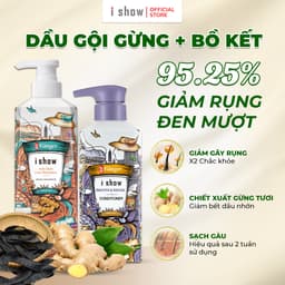 Thumbnail Dầu Gội Gừng I SHOW Dưỡng Tóc Chắc Khoẻ Kiềm Dầu Phồng Tóc Hỗ Trợ Mọc Tóc - Dầu Gội Thảo Dược I SHOW 2