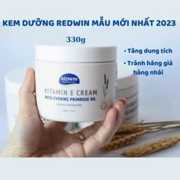 Thumbnail Kem dưỡng ẩm Vitamin E Redwin Úc mẫu mới 330g giúp dưỡng sáng và cấp ẩm cho làn ra. 1