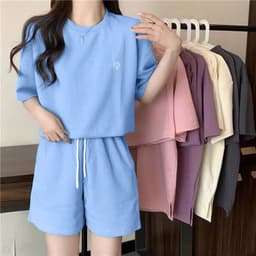Thumbnail SET Bộ Quần Áo Nữ Thêu Hình Động Vật NAD Unisex - Đồ Bộ Thể Thao Nữ Chất Cotton Mặc Đi Chơi Du Lịch Ullzang 1