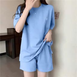 Thumbnail SET Bộ Quần Áo Nữ Thêu Hình Động Vật NAD Unisex - Đồ Bộ Thể Thao Nữ Chất Cotton Mặc Đi Chơi Du Lịch Ullzang 4