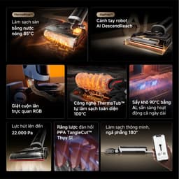 Thumbnail Máy hút bụi lau sàn khô & ướt H15 Pro Heat - Bản Quốc Tế - Bảo Hành 24 Tháng 3