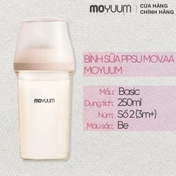 Thumbnail Bình sữa Moyuum PPSU Mov.aa - 250ml - Bản trơn 1