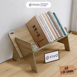Thumbnail Kệ Sách Gỗ Để Bàn Làm Việc FB29 FIVO, Lắp Ráp Dễ Dàng Không Cần Phụ Kiện, Thiết Kế Hình Chữ V Tiết Kiệm Không Gian 1