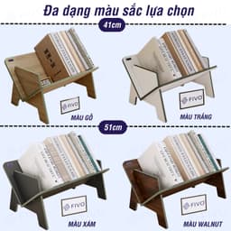 Thumbnail Kệ Sách Gỗ Để Bàn Làm Việc FB29 FIVO, Lắp Ráp Dễ Dàng Không Cần Phụ Kiện, Thiết Kế Hình Chữ V Tiết Kiệm Không Gian 3