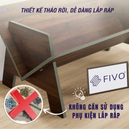 Thumbnail Kệ Sách Gỗ Để Bàn Làm Việc FB29 FIVO, Lắp Ráp Dễ Dàng Không Cần Phụ Kiện, Thiết Kế Hình Chữ V Tiết Kiệm Không Gian 4