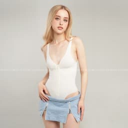 Thumbnail Gigi Zip Shapewear Bodysuit - Áo Gen Định Hình Bodysuit Khoá Kéo Shapewear WSTORE Tạo Thắt Eo, Gom Gọn Shape Fit Cơ Thể 3