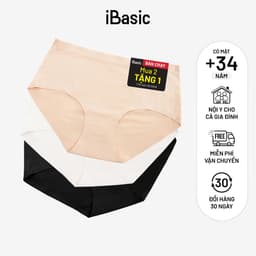 Thumbnail Pack 3 combo quần lót su nữ lưng cao không đường may không lộ viền iBasic PA3V189 2