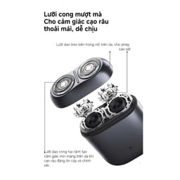 Thumbnail Máy cạo râu điện Xiaomi Electric Shaver S200 Xám/Bạc BHR9529GL/ BHR9523GL - Thời gian sử dụng lên đến 60 phút 2