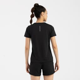 Thumbnail Áo thun chạy bộ nữ kiprun 100 đen Decathlon KALENJI mã 8817407 3