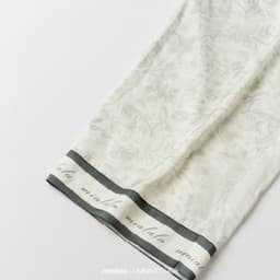 Thumbnail Đồ mặc nhà lụa cổ điển Mialala DMN04015469 tay ngắn quần dài thanh lịch họa tiết con thỏ 3