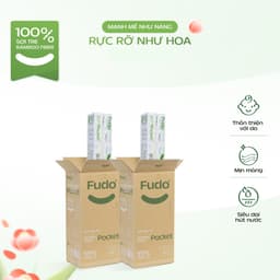 Thumbnail 02 Thùng Khăn Giấy Bỏ Túi ║ Fudo Bamboo® ║ TISSUEPOCKET™ 1