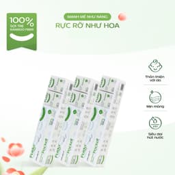 Thumbnail Lốc Khăn Giấy Bỏ Túi ║ Fudo Bamboo® ║ TISSUEPOCKET™ 3