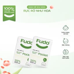 Thumbnail Gói Khăn Giấy Bỏ Túi ║ Fudo Bamboo® ║ TISSUEPOCKET™ 2