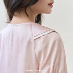 Thumbnail Đồ mặc nhà Mialala chất liệu lụa với cổ bèo tinh tế và tay nhún bèo điệu đà DMN02015436 3