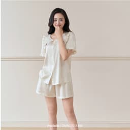 Thumbnail Đồ bộ mặc nhà Mialala pyjama dáng ngắn lụa latin DMN02015464 1
