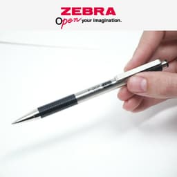 Thumbnail Bút Bi F.301 0.7mm Zebra Pen Mực Xanh - Vỏ Đỏ Xanh Lá Xanh Dương Đen 12.6g [Chính Hãng] 3