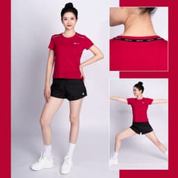 Thumbnail Áo Chạy Bộ Nữ Nhanh Khô Nhiều Màu Sắc Lựa Chọn LV24N03F204 Livan Sport, Áo Running Nữ, Áo Chạy Nữ Siêu Nhẹ 3