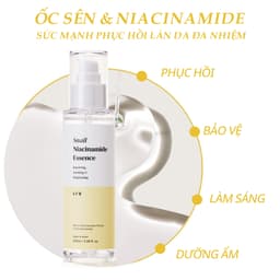 Thumbnail Tinh Chất Phục Hồi Và Làm Dịu Da Chiết Xuất 95% Dịch Tiết Ốc Sên + 2,8% Niacinamide 4PM Snail Niacinamide Essence 100ml 2